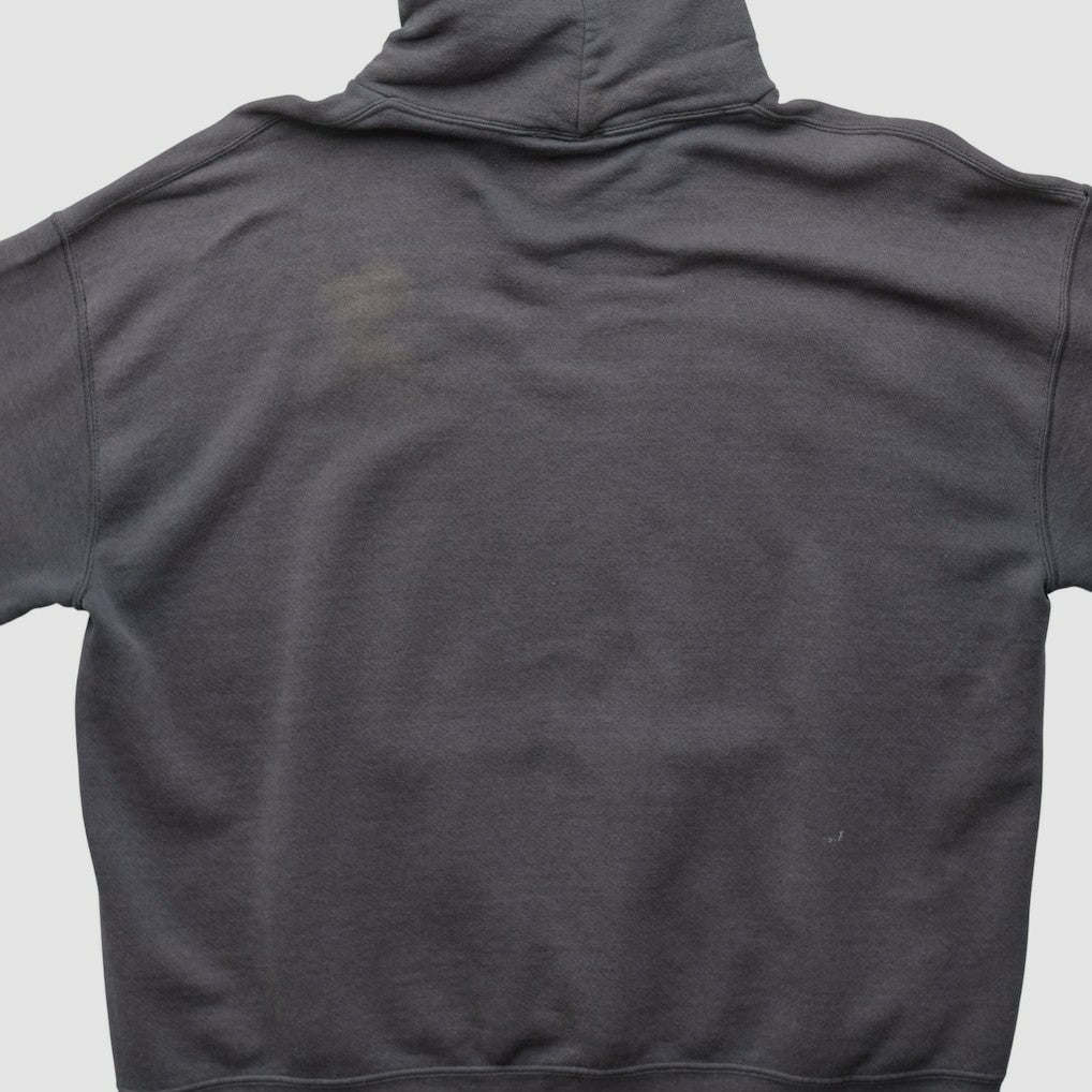 New Orleans Saints NFL 2009 Hooded Pullover Sweatshirt - Charcoal Vintage on sale