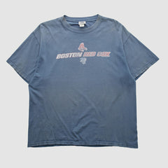 Boston Red Sox Lee Apparel 2000s T-shirt - Blue Vintage
