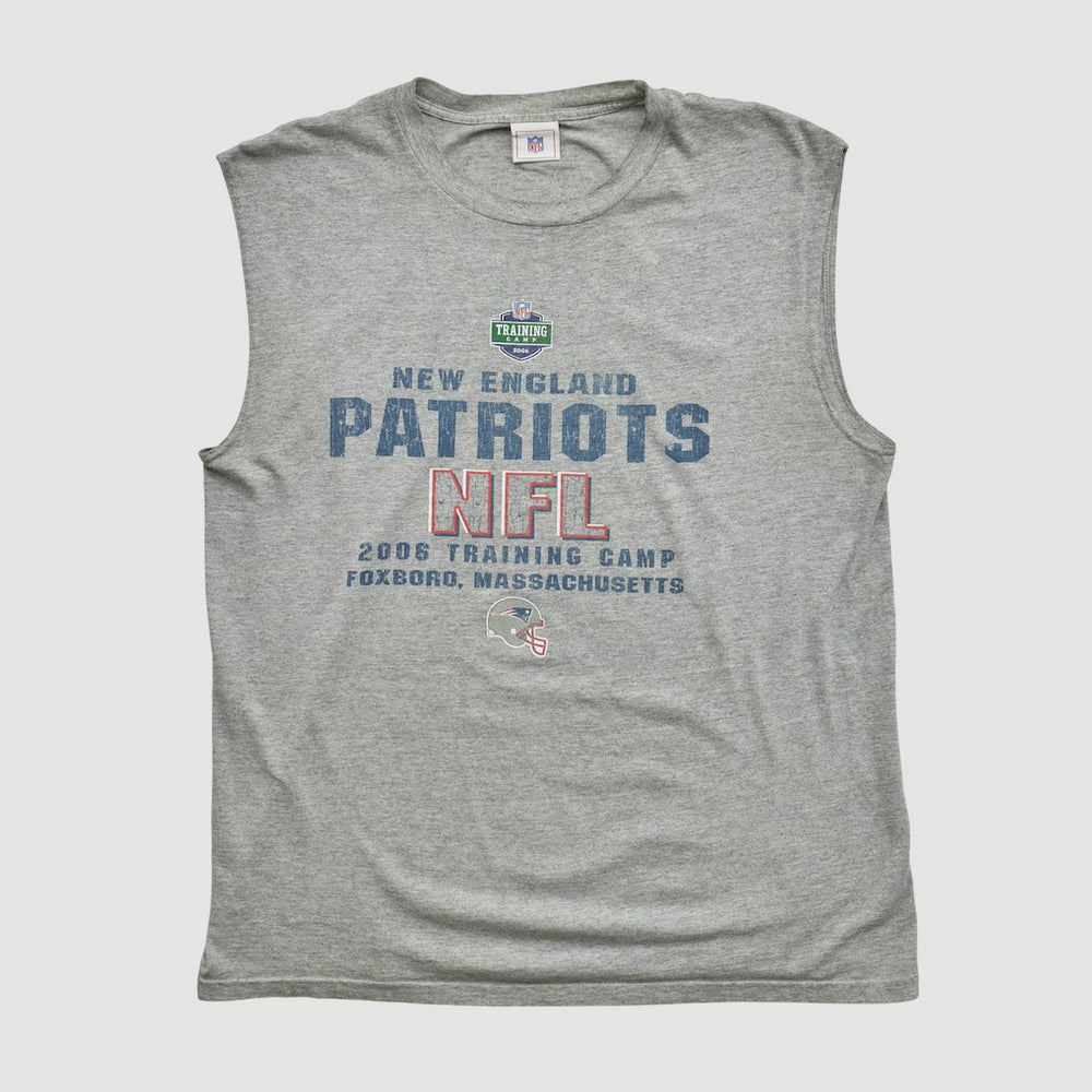 New England Patriots NFL 2006 Tank - Heather Gray Vintage sale