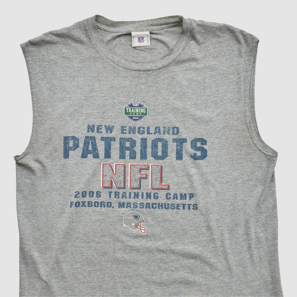 New England Patriots NFL 2006 Tank - Heather Gray Vintage sale