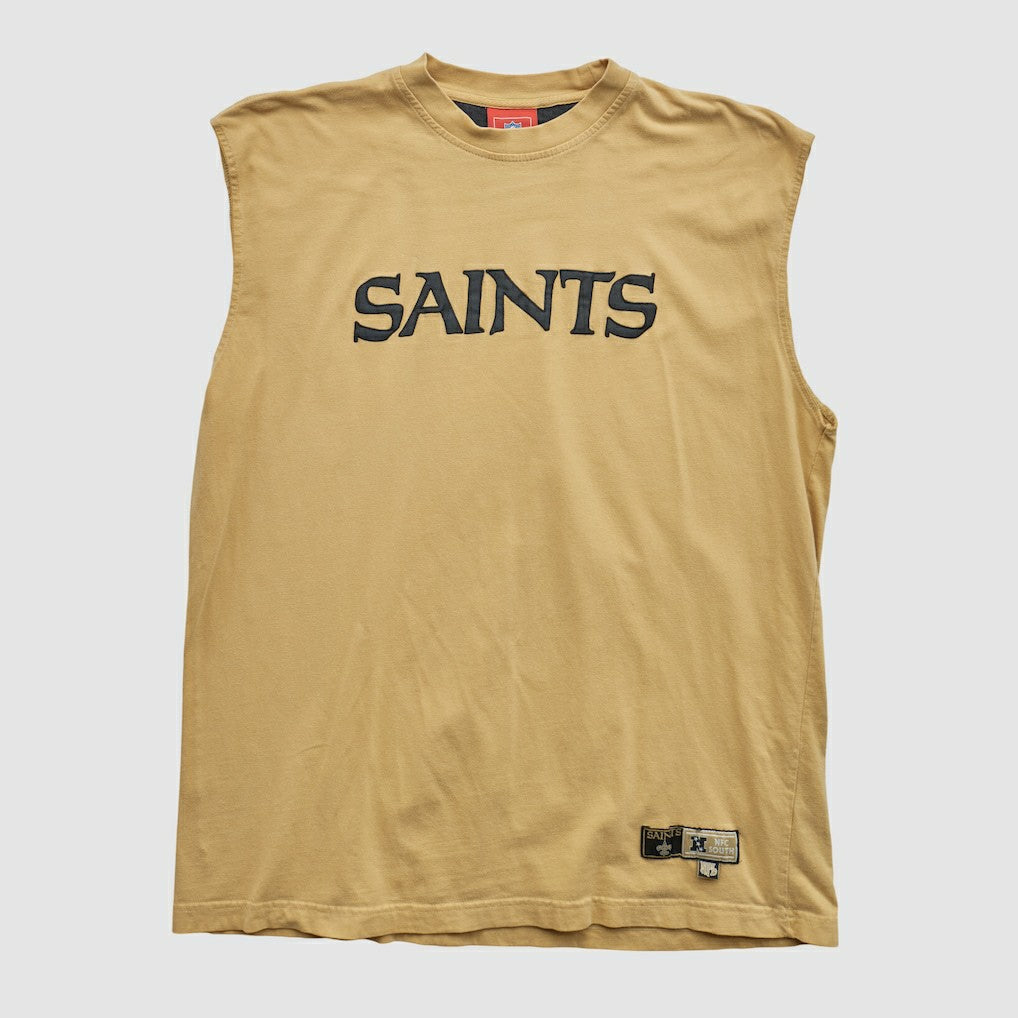 New Orleans Saints NFL 2000s Tank - Yellow Vintage cheap