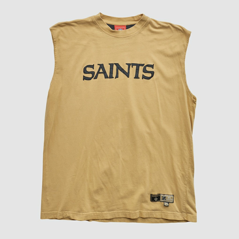 New Orleans Saints NFL 2000s Tank - Yellow Vintage cheap