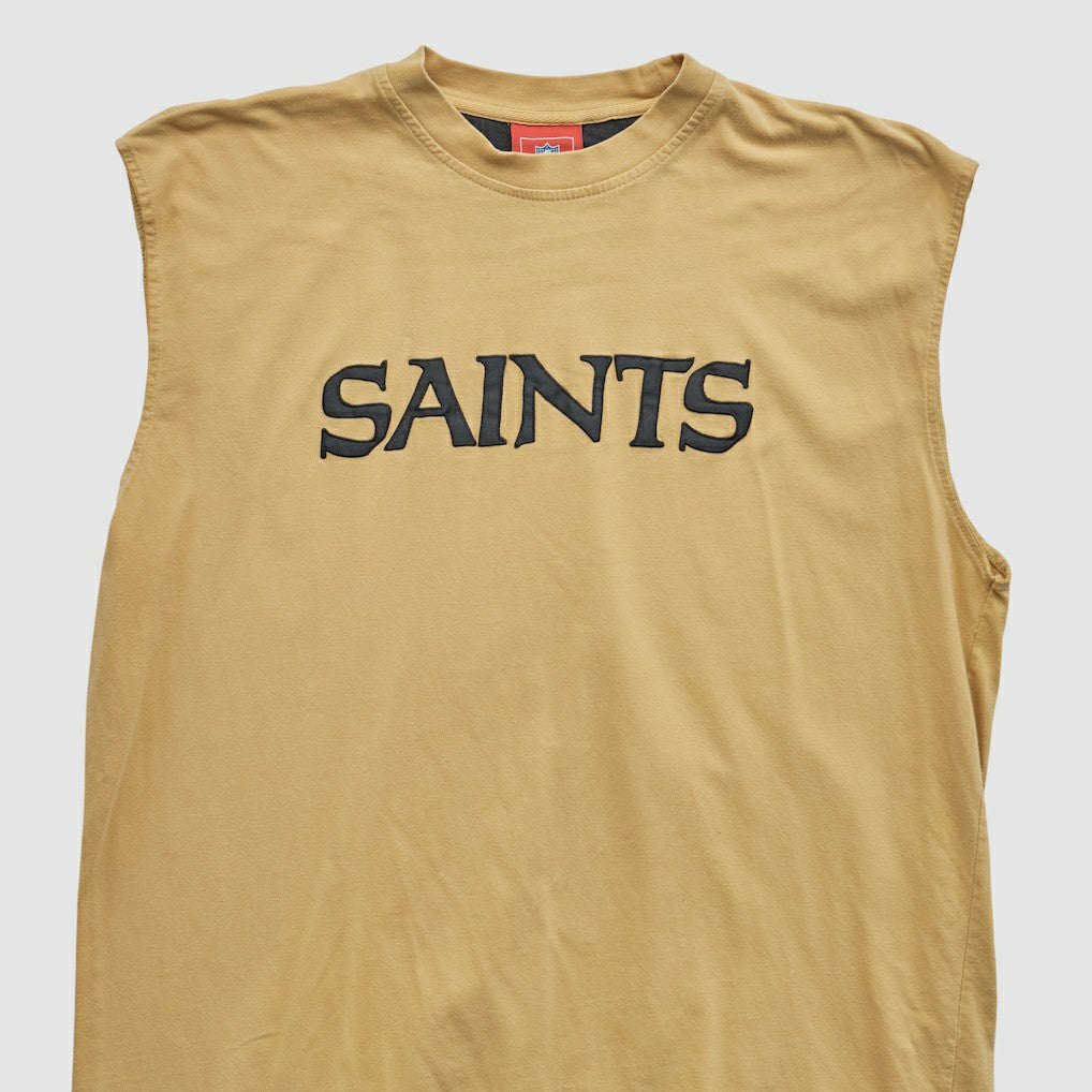 New Orleans Saints NFL 2000s Tank - Yellow Vintage cheap