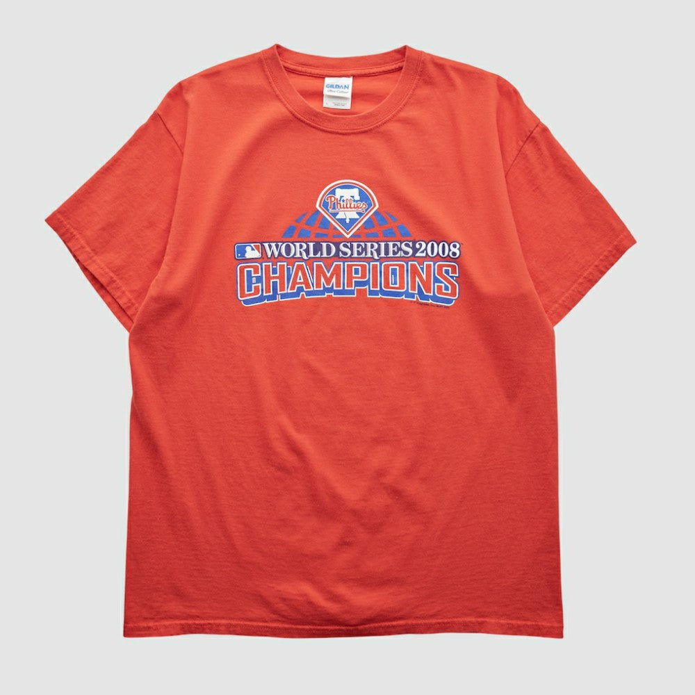 Philadelphia Phillies Gildan 2008 T-shirt - Red Vintage