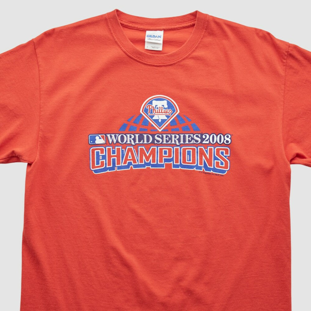 Philadelphia Phillies Gildan 2008 T-shirt - Red Vintage