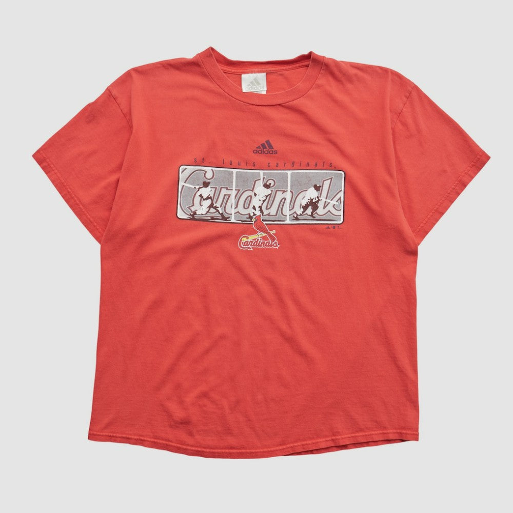 St. Louis Cardinals Adidas 2000s T-shirt - Red Vintage