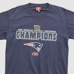 New England Patriots NFL 2003 T-shirt - Navy Vintage for sale