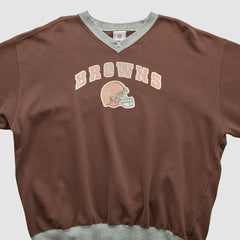 Cleveland Browns NFL 2000s Pullover Sweatshirt - Brown Vintage on sale