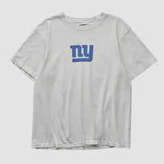 New York Giants Reebok 2000s T-shirt - White Vintage for sale