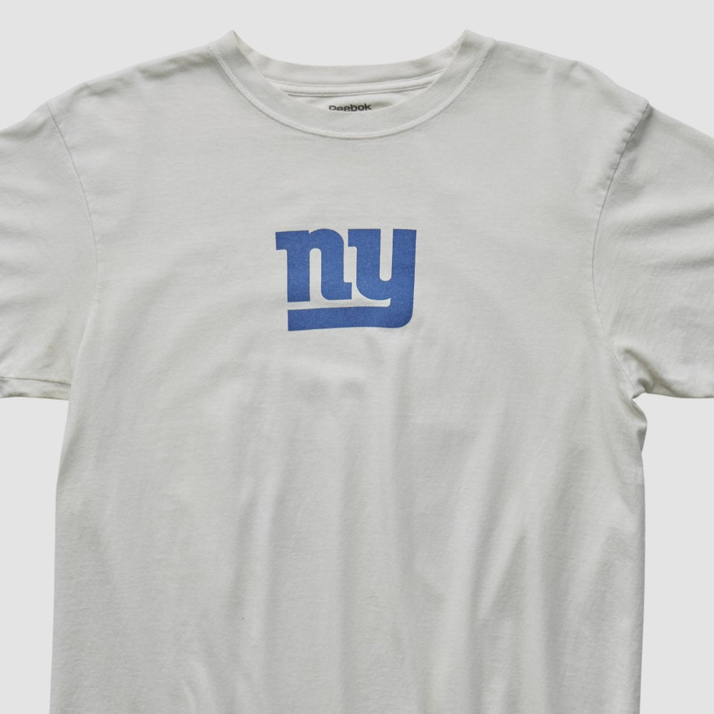 New York Giants Reebok 2000s T-shirt - White Vintage for sale