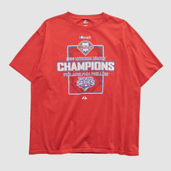 Philadelphia Phillies Majestic 2009 T-shirt - Red Vintage