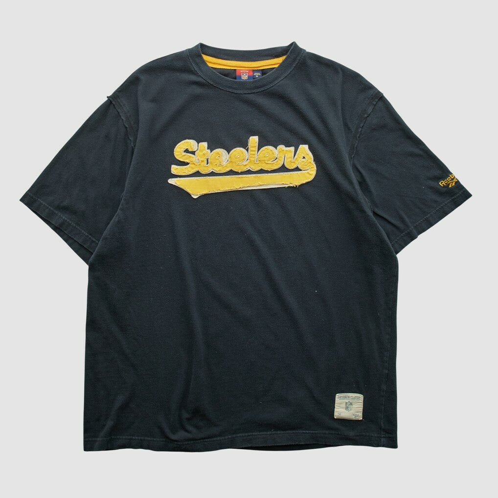 Pittsburgh Steelers Reebok 2000s T-shirt - Black Vintage outlet