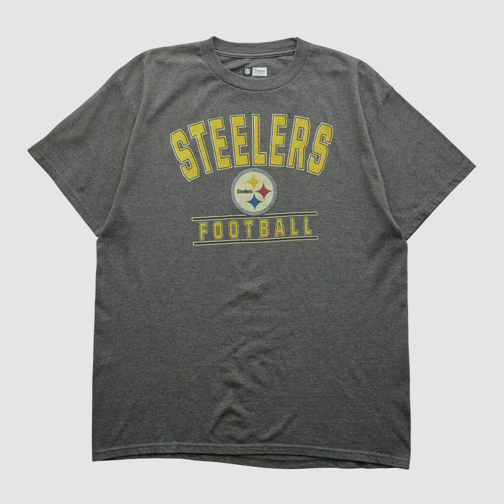 Pittsburgh Steelers NFL 2010s T-shirt - Dark Heather Gray Vintage outlet