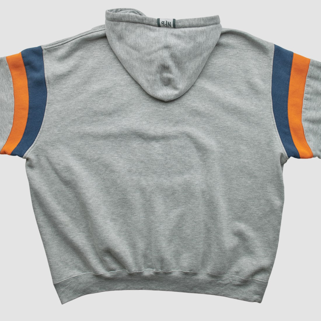 Denver Broncos NFL 2000s Hooded Pullover Sweatshirt - Heather Gray Vintage cheap