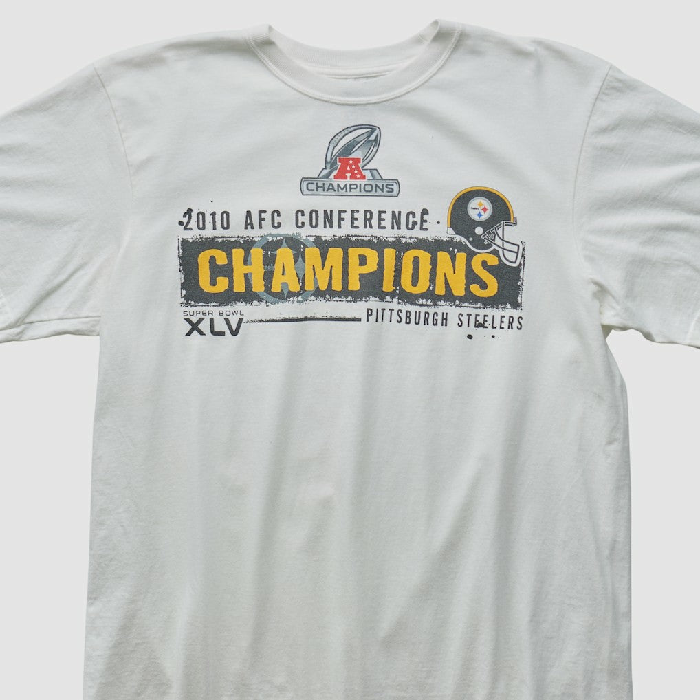 Pittsburgh Steelers Reebok 2010 T-shirt - White Vintage online