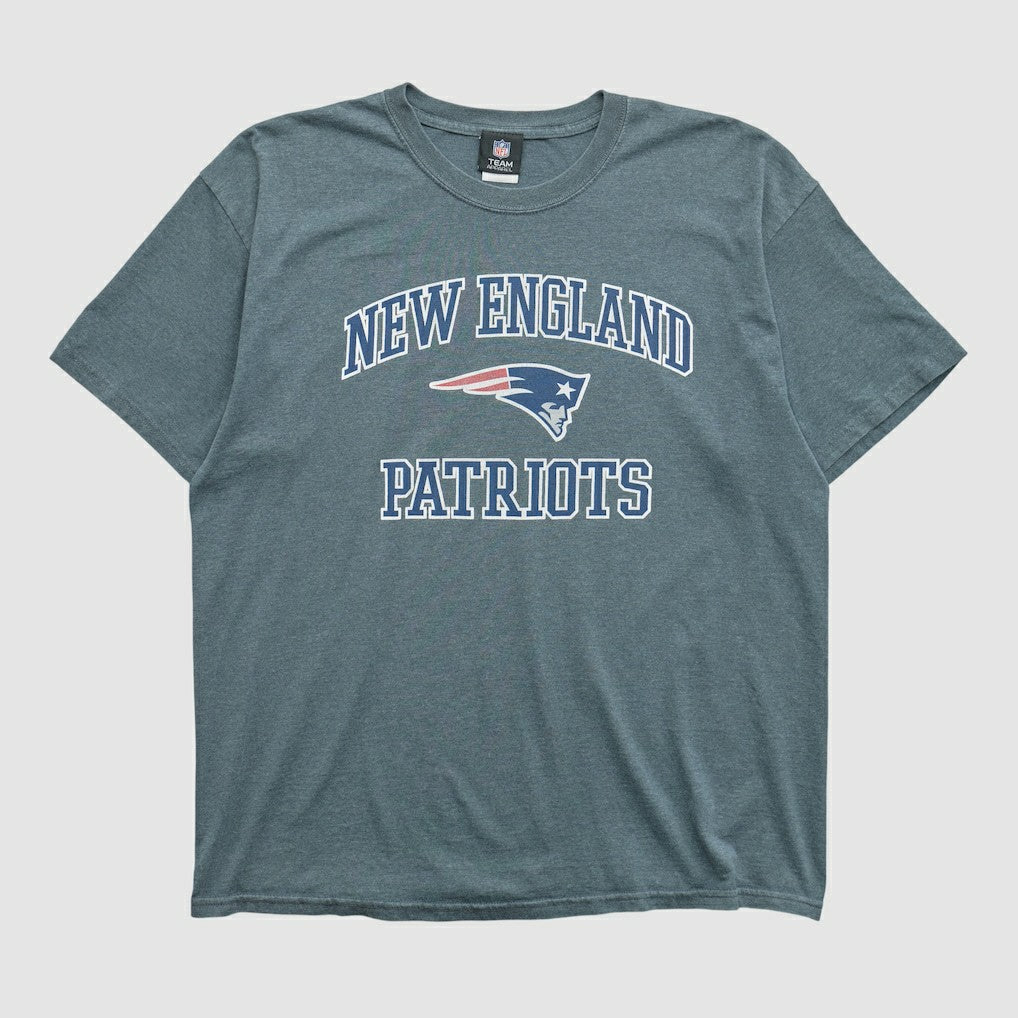 New England Patriots NFL 2010s T-shirt - Dark Heather Gray Vintage discount