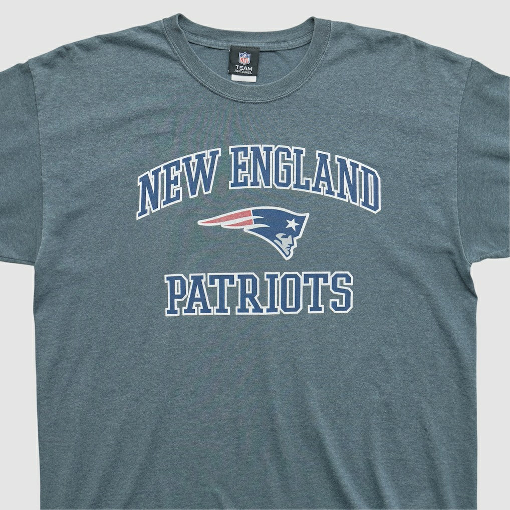 New England Patriots NFL 2010s T-shirt - Dark Heather Gray Vintage discount