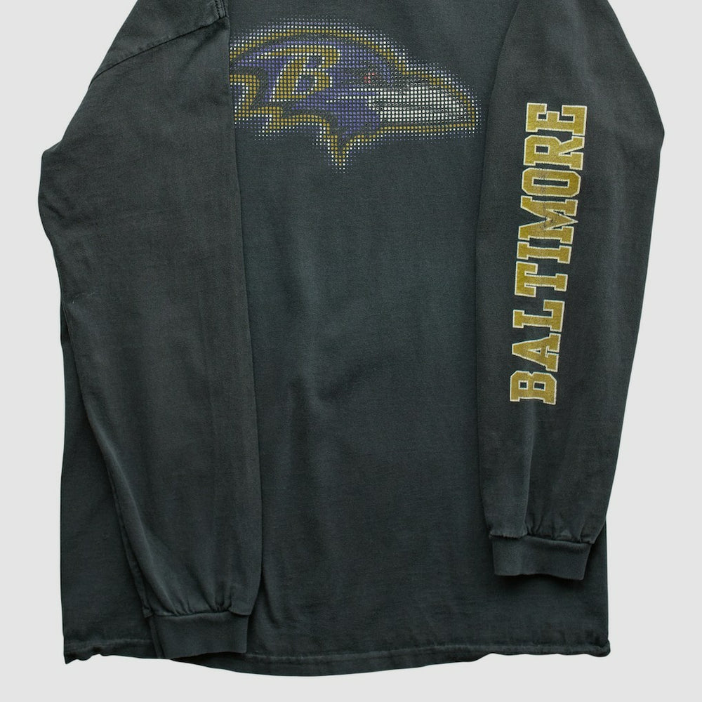 Baltimore Ravens NFL 2000s Long Sleeve T-shirt - Black Vintage for sale