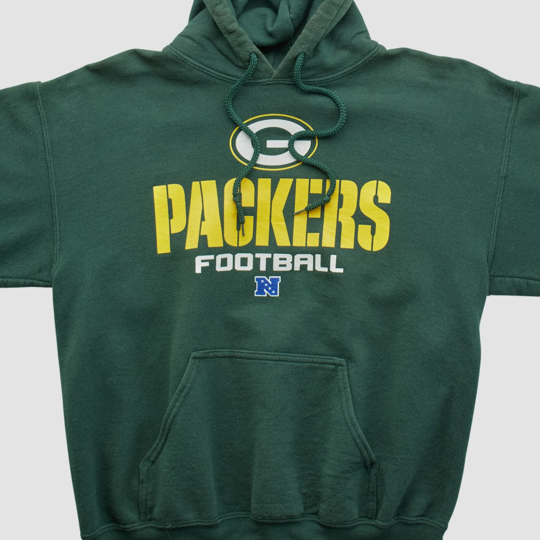 Green Bay Packers NFL 2000s Hooded Pullover Sweatshirt - Green Vintage cheap