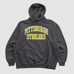 Pittsburgh Steelers NFL 2000s Hooded Pullover Sweatshirt - Black Vintage sale