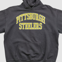 Pittsburgh Steelers NFL 2000s Hooded Pullover Sweatshirt - Black Vintage sale