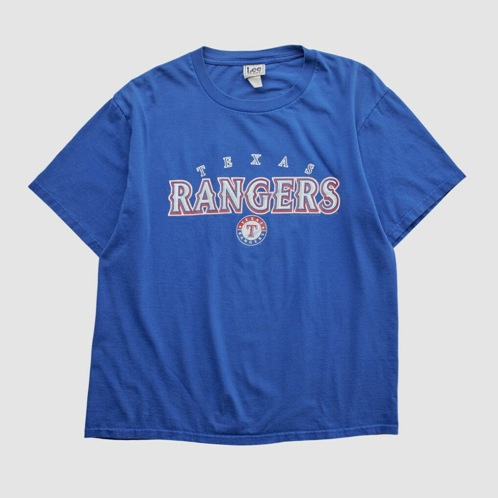Texas Rangers Lee Sport 2000s T-shirt - Blue Vintage