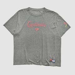 St. Louis Cardinals 2000s T-shirt - Heather Gray Vintage | Nike
