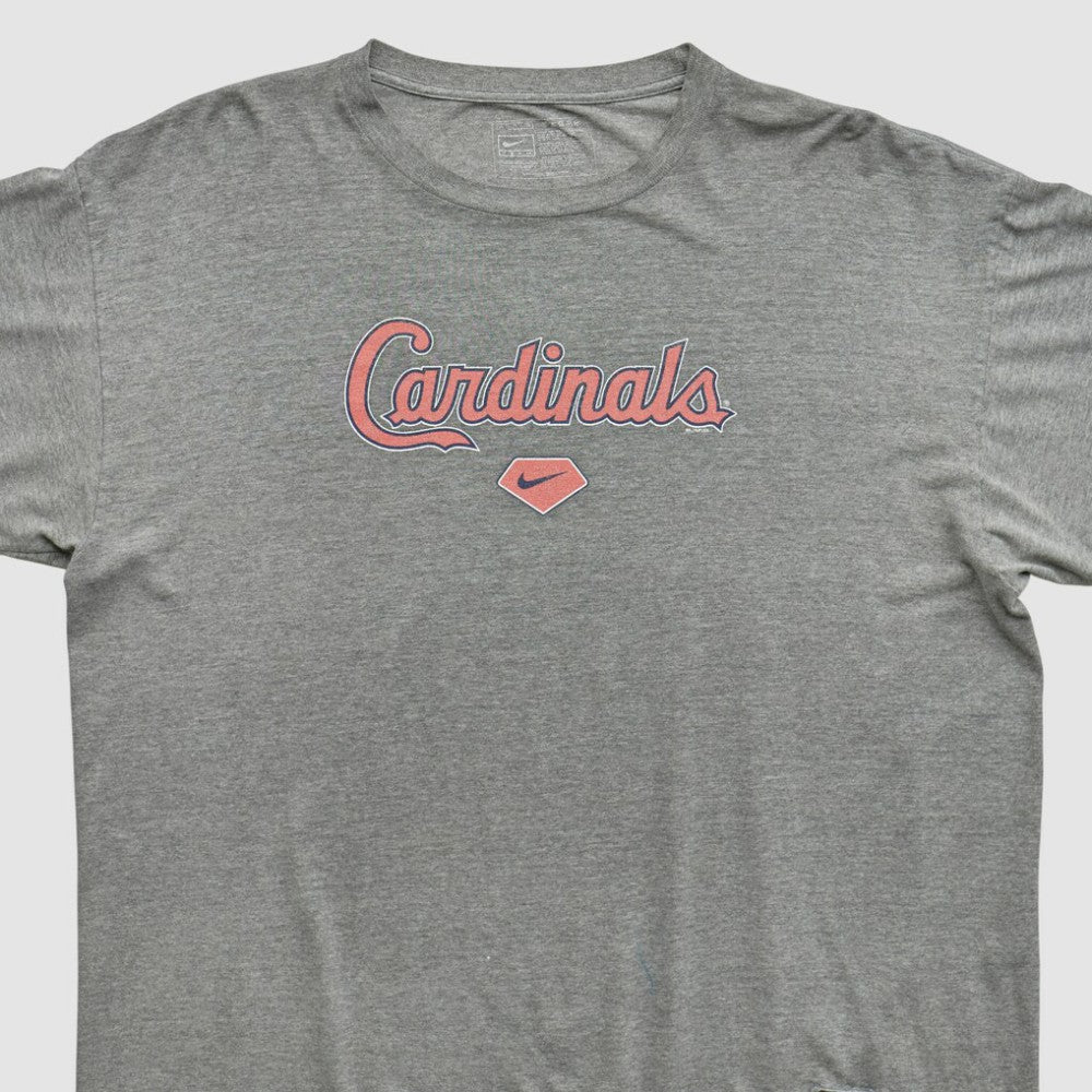 St. Louis Cardinals 2000s T-shirt - Heather Gray Vintage | Nike
