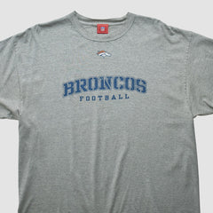 Denver Broncos NFL 2000s T-shirt - Heather Gray Vintage cheap