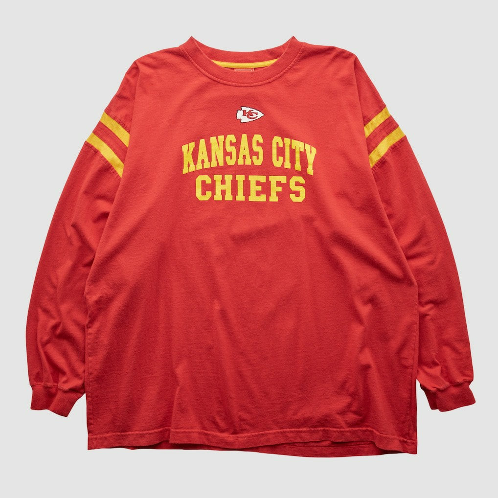Kansas City Chiefs NFL 2000s Long Sleeve T-shirt - Red Vintage online