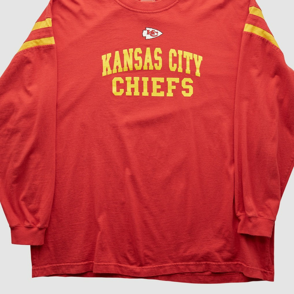 Kansas City Chiefs NFL 2000s Long Sleeve T-shirt - Red Vintage online