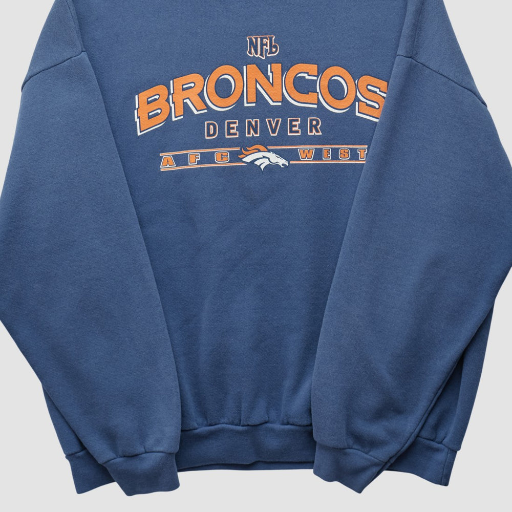 Denver Broncos NFL 2000s Pullover Sweatshirt - Navy Vintage online