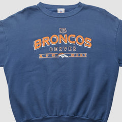 Denver Broncos NFL 2000s Pullover Sweatshirt - Navy Vintage online