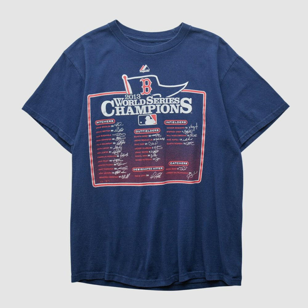 Boston Red Sox Majestic 2013 T-shirt - Navy Vintage