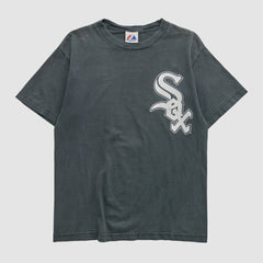 Chicago White Sox Majestic 2000s T-shirt - Charcoal Vintage