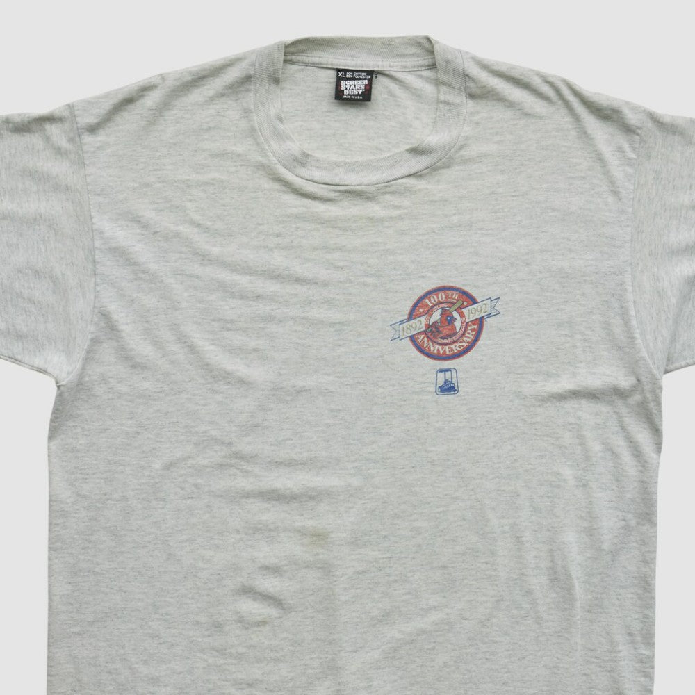 St. Louis Cardinals Screen Stars Best 1992 T-shirt - Heather Gray Vintage