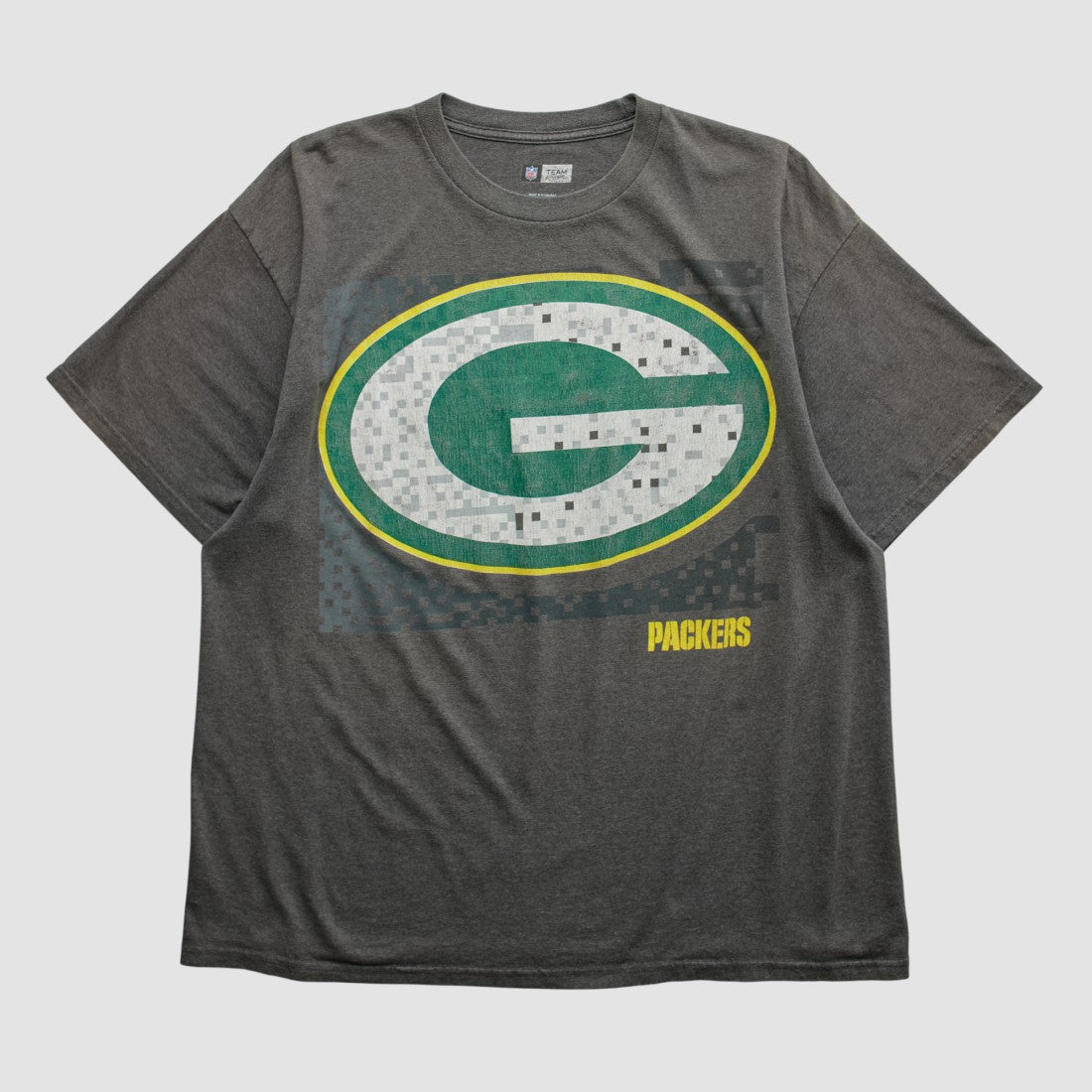 Green Bay Packers NFL 2010s T-shirt - Dark Heather Gray Vintage discount