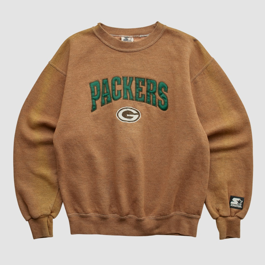 Green Bay Packers Starter 90s Pullover Sweatshirt - Clay Vintage on sale