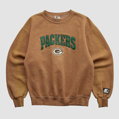 Green Bay Packers Starter 90s Pullover Sweatshirt - Clay Vintage on sale