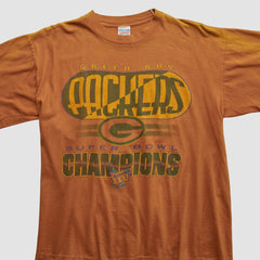Green Bay Packers True Fan 1997 T-shirt - Clay Vintage cheap