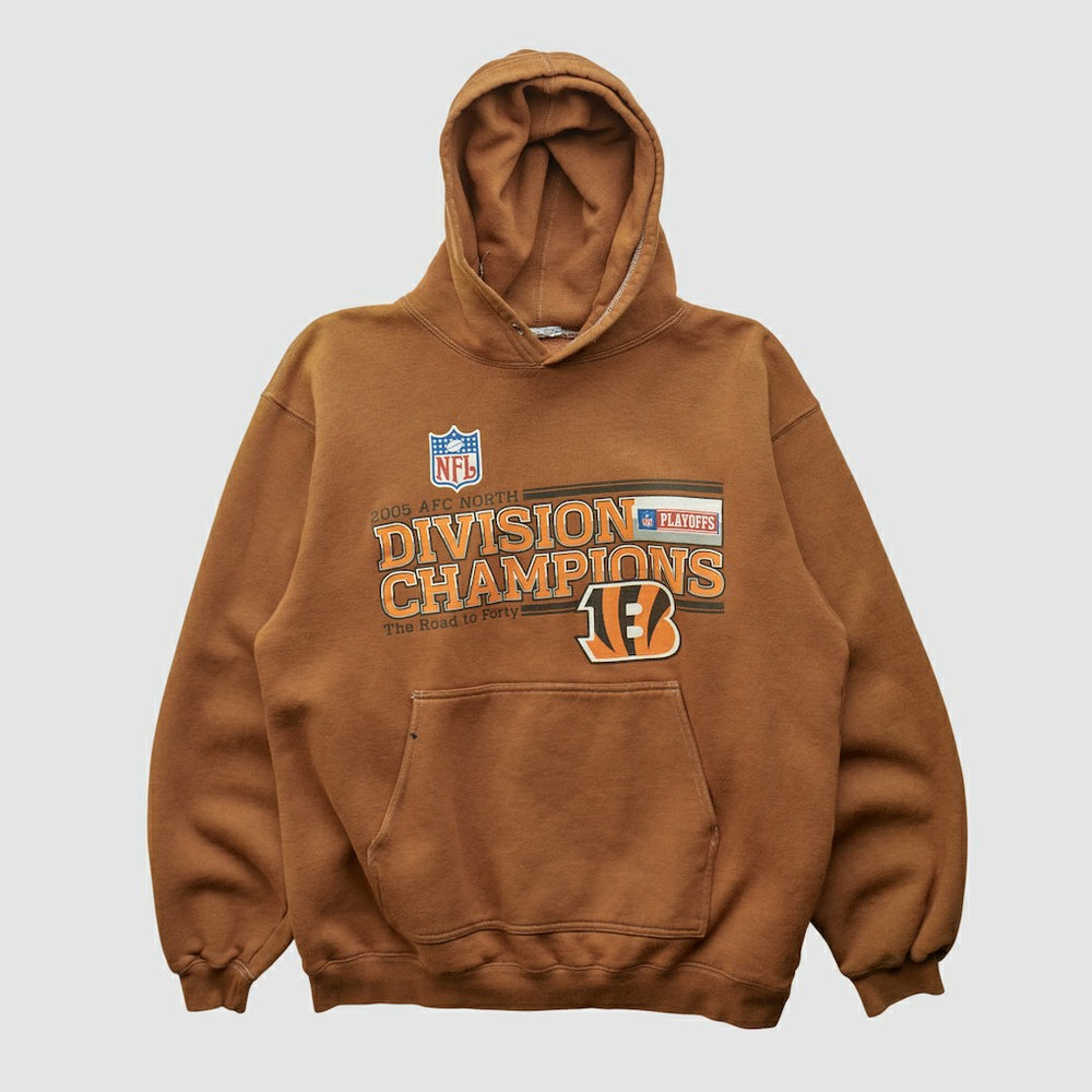 Cincinnati Bengals 2005 Hooded Pullover Sweatshirt - Clay Vintage for sale