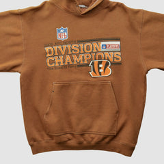 Cincinnati Bengals 2005 Hooded Pullover Sweatshirt - Clay Vintage for sale