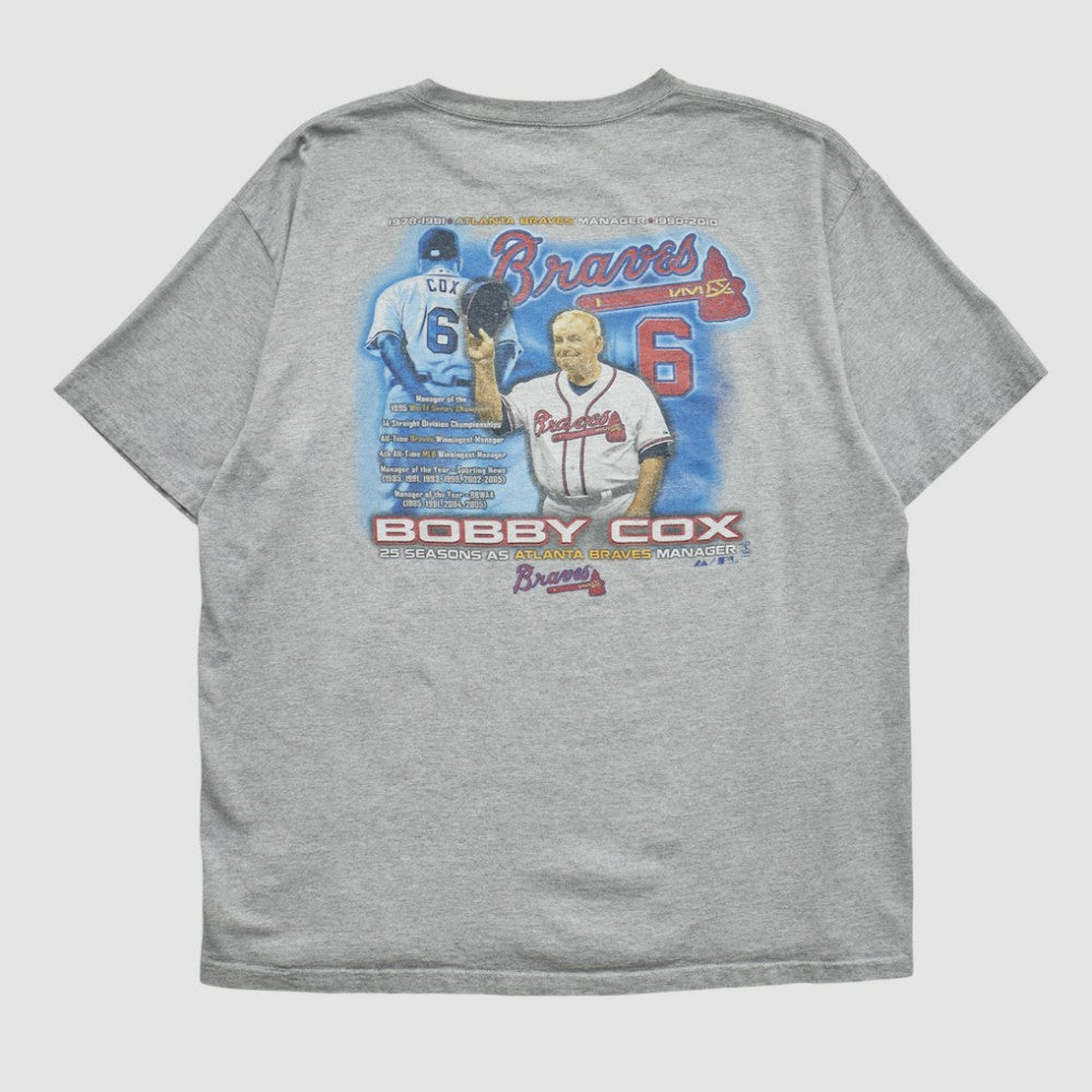 Atlanta Braves Majestic 2010 T-shirt - Heather Gray Vintage