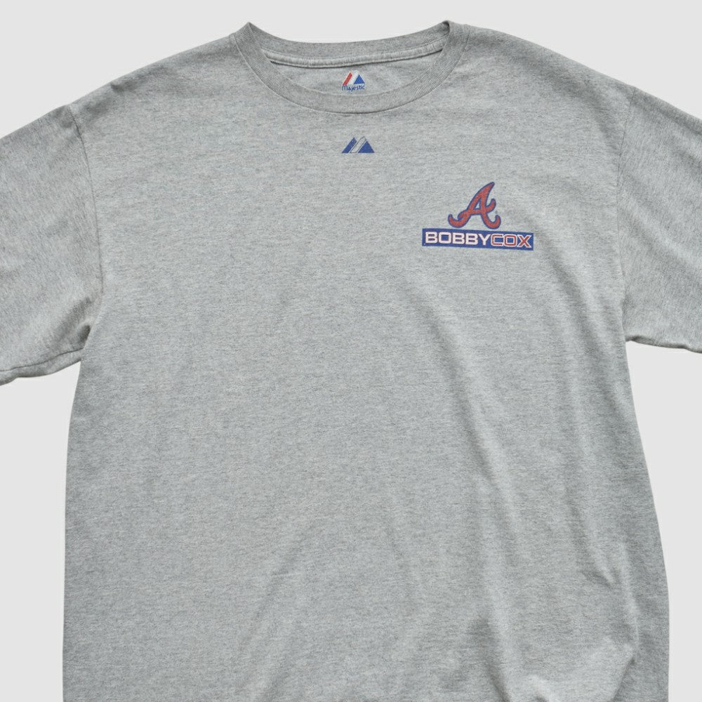 Atlanta Braves Majestic 2010 T-shirt - Heather Gray Vintage