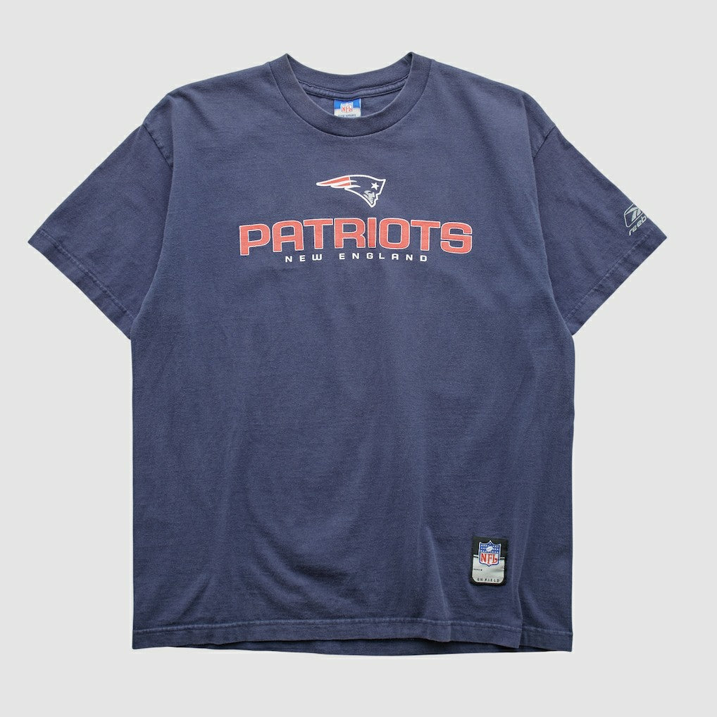 New England Patriots Reebok 2000s T-shirt - Navy Vintage discount
