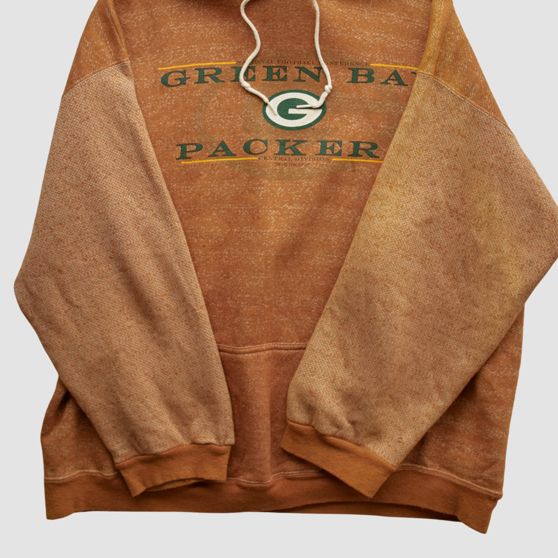 Green Bay Packers Galt Sand 90s Hooded Pullover Sweatshirt - Clay Vintage outlet