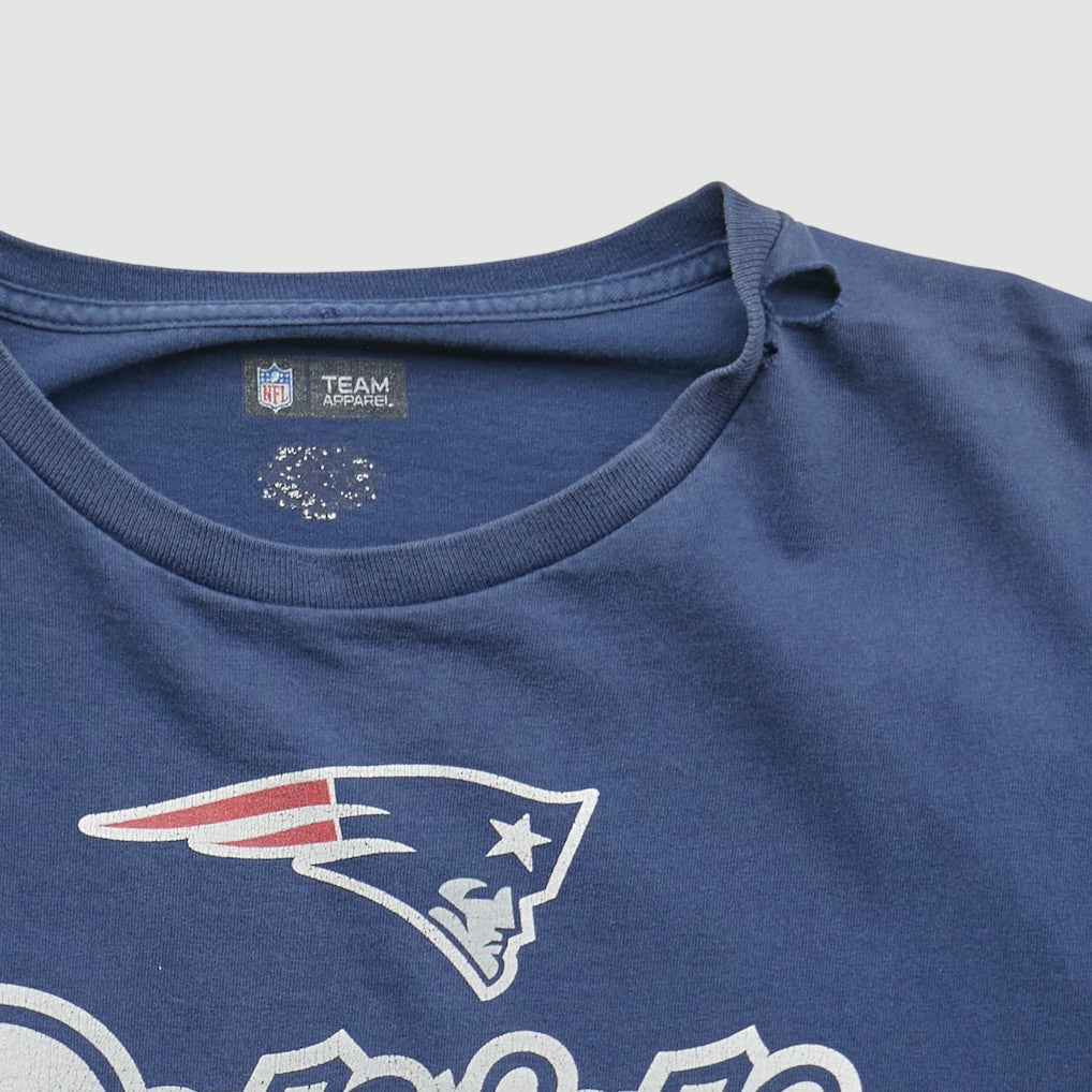 New England Patriots NFL 2010s T-shirt - Navy Vintage sale