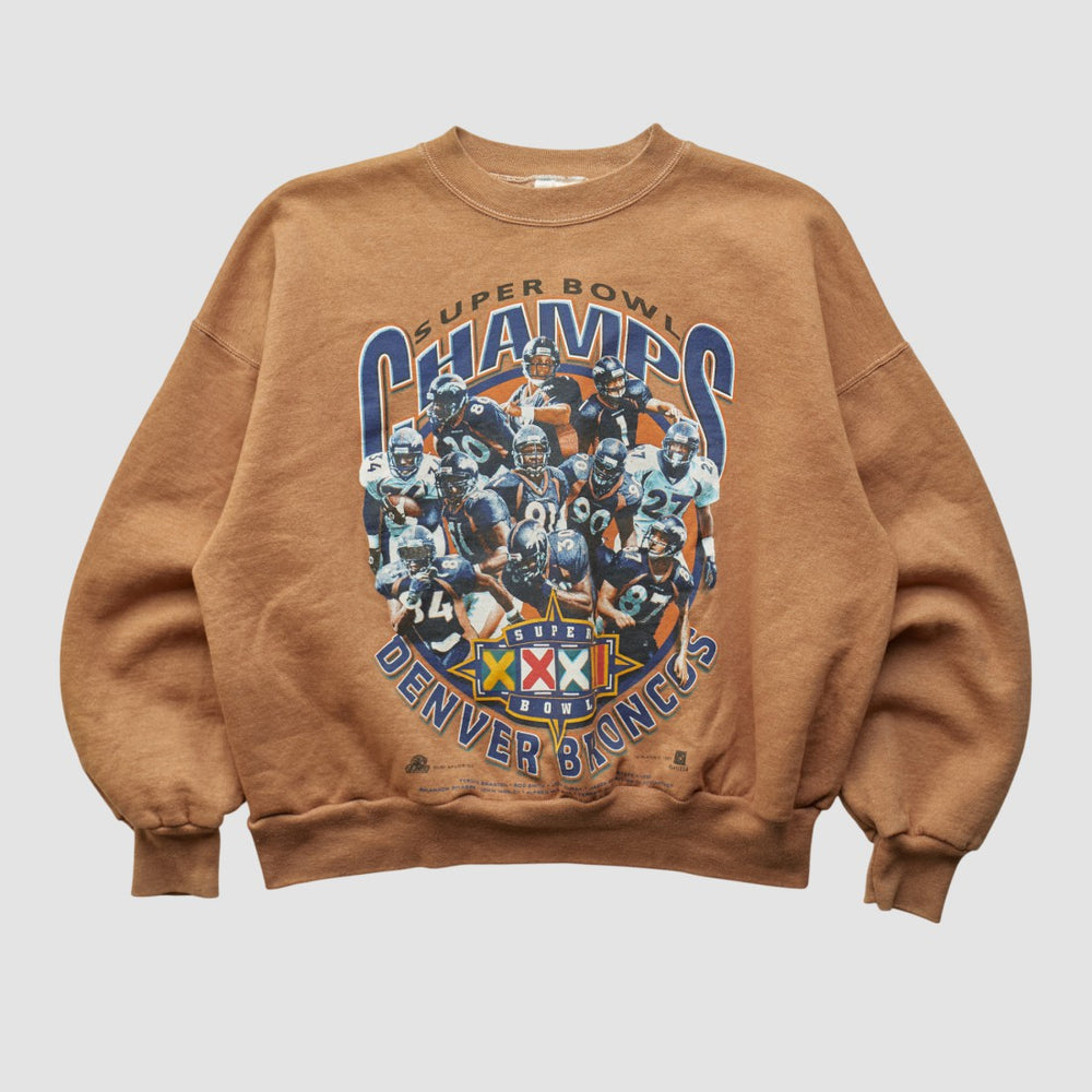 Denver Broncos Hanes 1998 Pullover Sweatshirt - Clay Vintage outlet