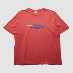Texas Rangers Hank Aaron Originals 90s T-shirt - Red Vintage