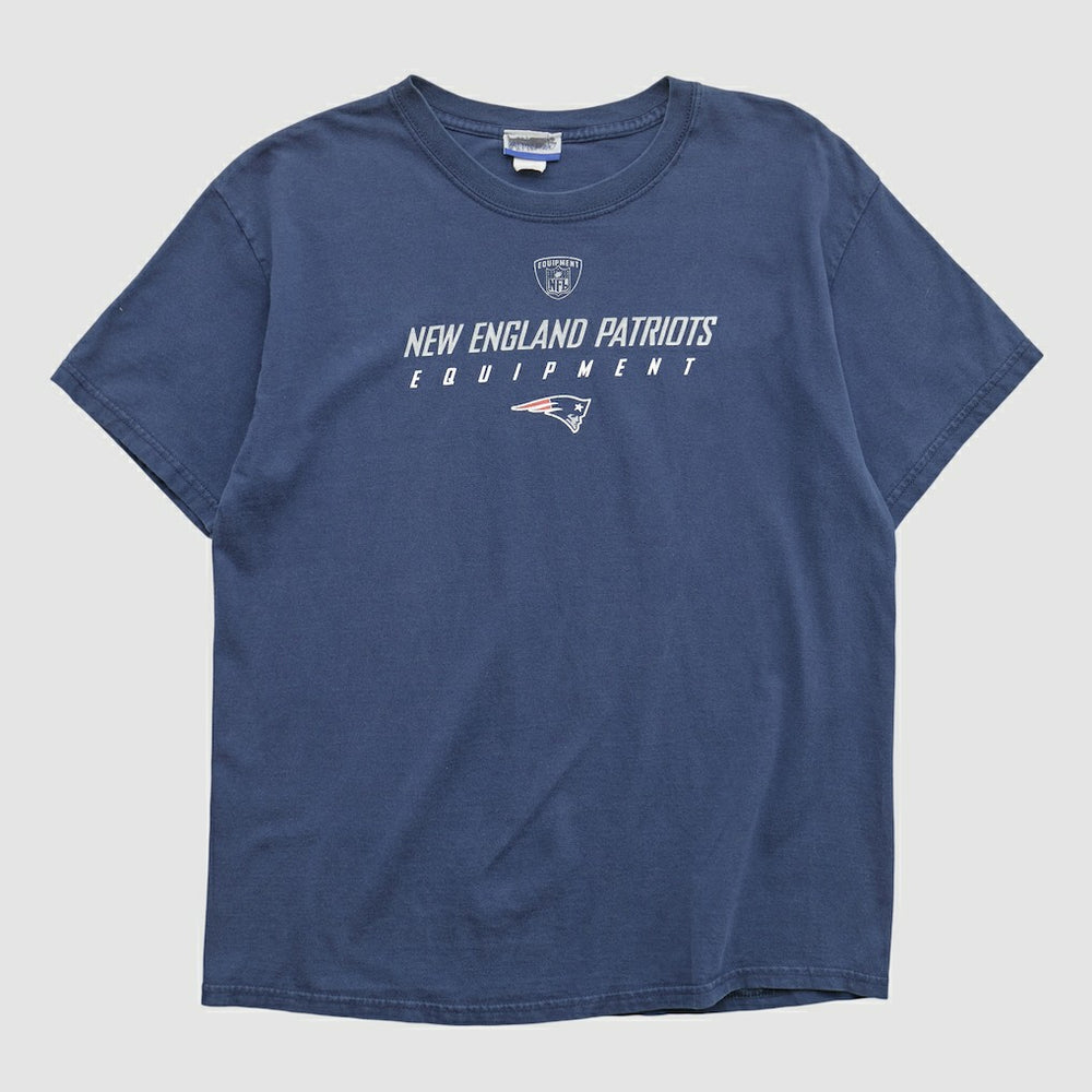 New England Patriots Reebok 2000s T-shirt - Navy Vintage sale